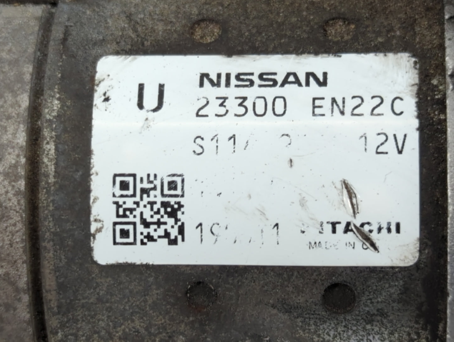 2013-2019 Nissan Sentra Car Starter Motor Solenoid OEM P/N:23300 EN22C Fits Fits 2013 2014 2015 2016 2017 2018 2019 2020 OEM