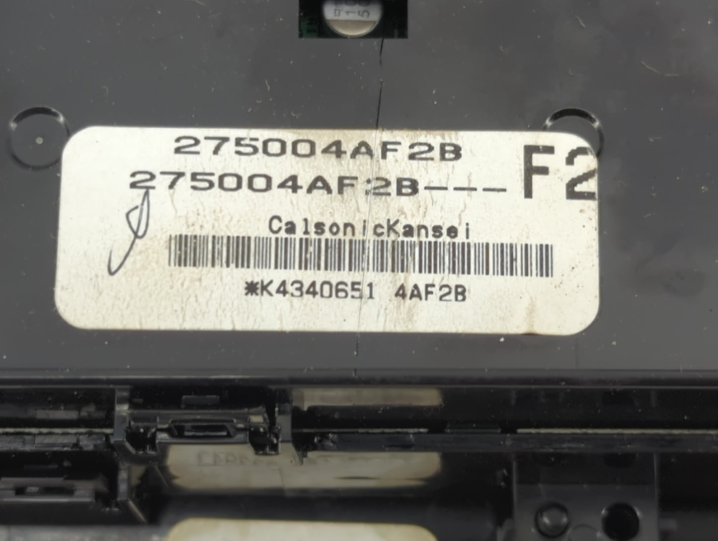 2017-2019 Nissan Sentra Climate Control Module Temperature AC/Heater Replacement P/N:275004AF2B K4340651 Fits Fits 2017 2018
