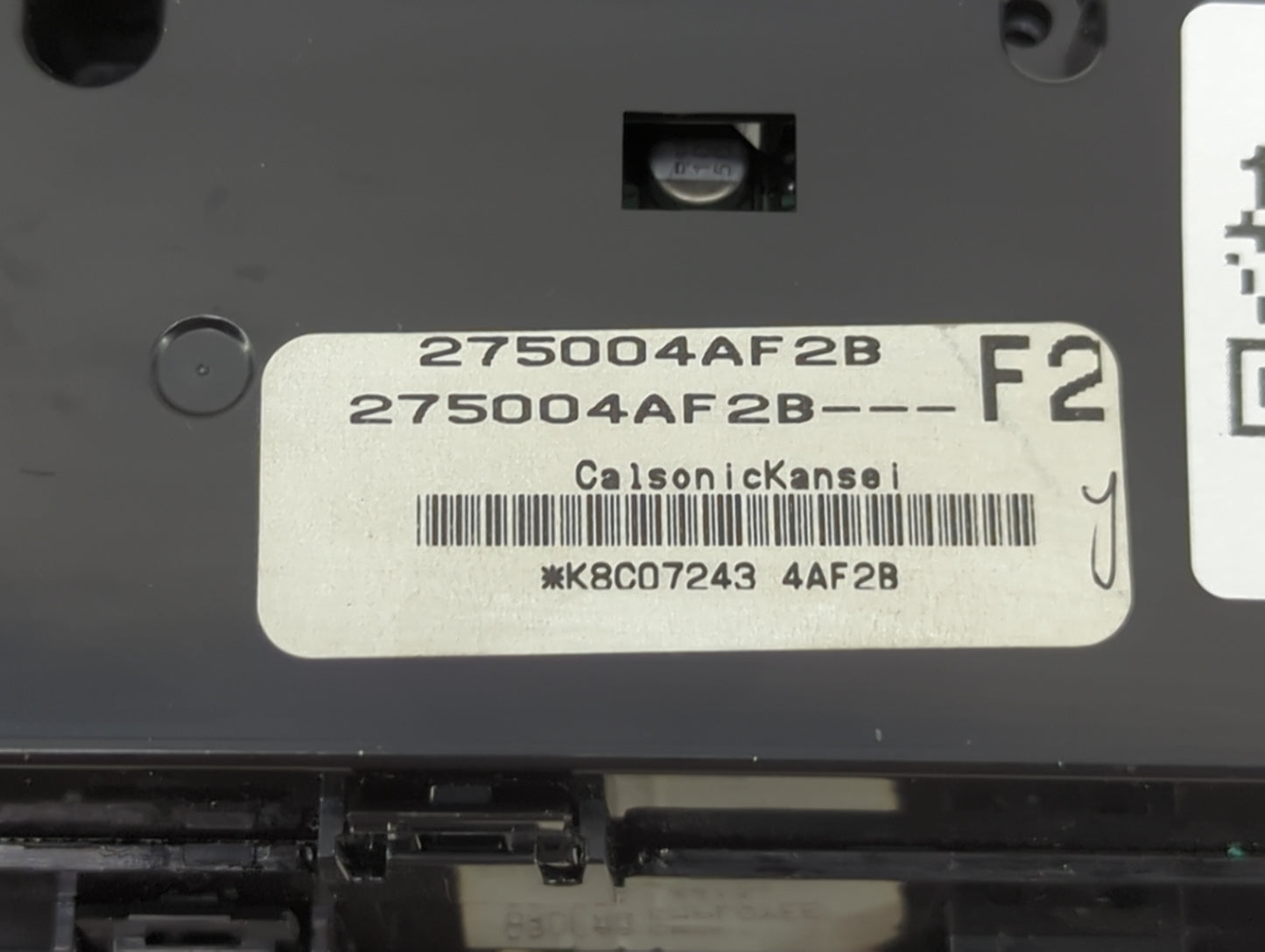 2017-2019 Nissan Sentra Climate Control Module Temperature AC/Heater Replacement P/N:275004AF2B K8C07243 Fits Fits 2017 2018