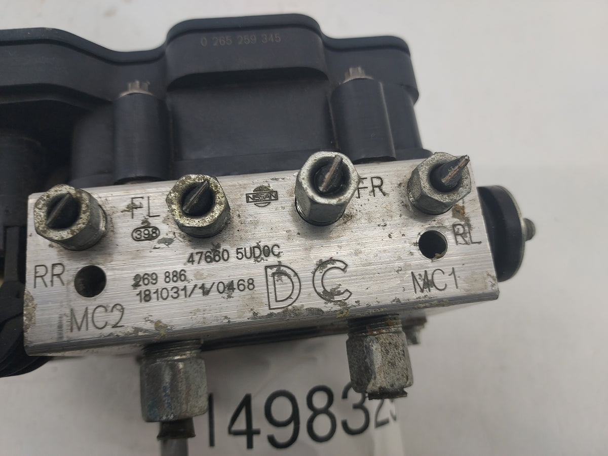 2016-2018 Nissan Sentra ABS Pump Control Module Replacement P/N:0 265 259 345 47660 5UD0C, 269 886 Fits Fits 2016 2017 2018