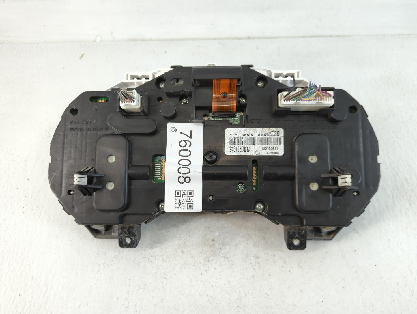 2017-2019 Nissan Sentra Instrument Cluster Speedometer Gauges P/N:CKMX-AGS 2481050D1A Fits Fits 2017 2018 2019 OEM Used Auto