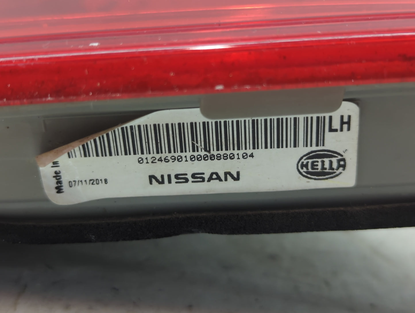 2016-2019 Nissan Sentra Driver Left Side Deck Lid Mounted Tail Light 831085 - Oemusedautoparts1.com