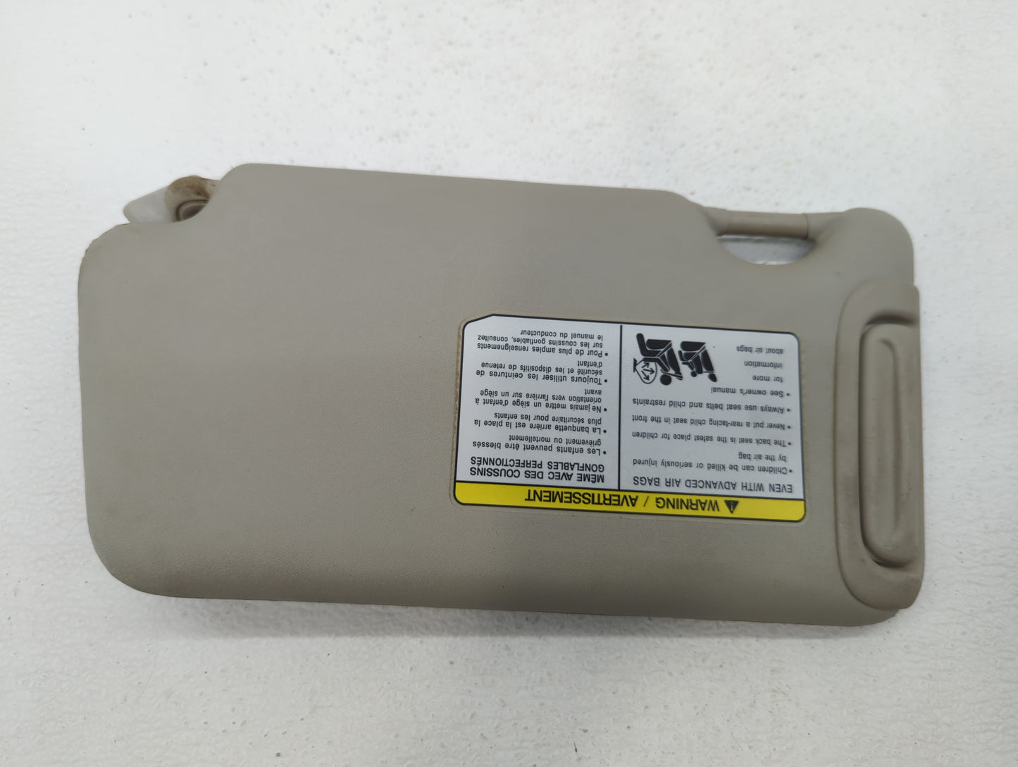 2016-2019 Nissan Versa Sun Visor Shade Replacement Passenger Right Mirror Fits Fits 2015 2016 2017 2018 2019 OEM Used Auto P