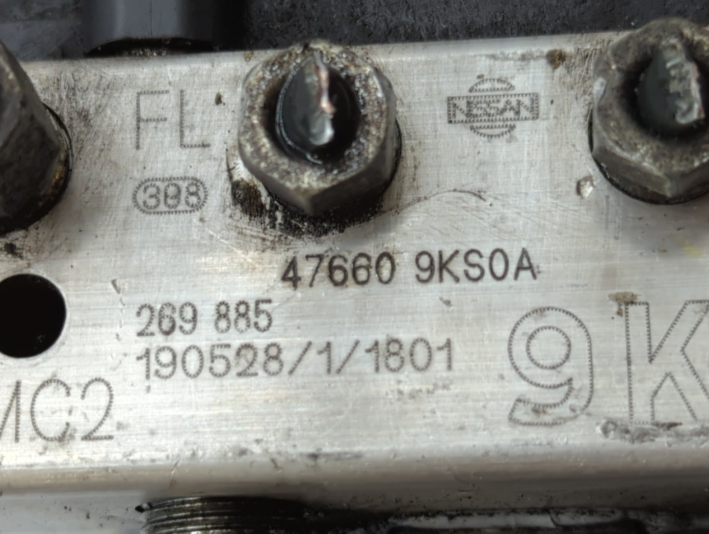 2015-2019 Nissan Versa ABS Pump Control Module Replacement P/N:47660 9KS0A Fits Fits 2015 2016 2017 2018 2019 OEM Used Auto