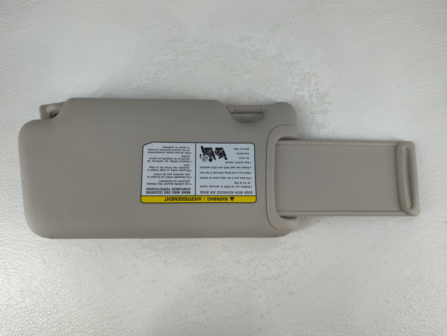 2016-2019 Nissan Versa Sun Visor Shade Replacement Passenger Right Mirror Fits Fits 2015 2016 2017 2018 2019 OEM Used Auto P