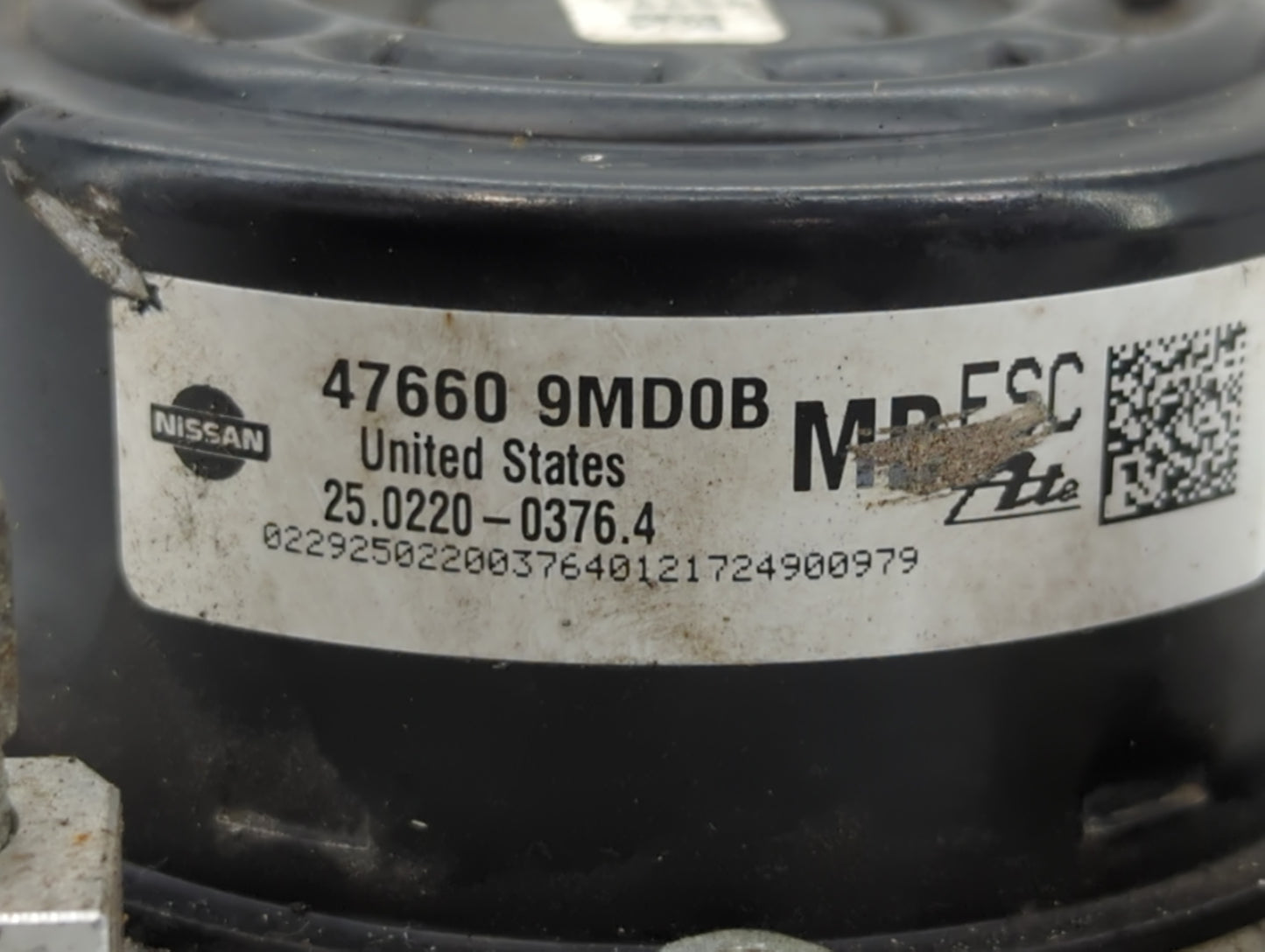 2015-2019 Nissan Versa ABS Pump Control Module Replacement P/N:28.5159-1900.3 Fits Fits 2015 2016 2017 2018 2019 OEM Used Au