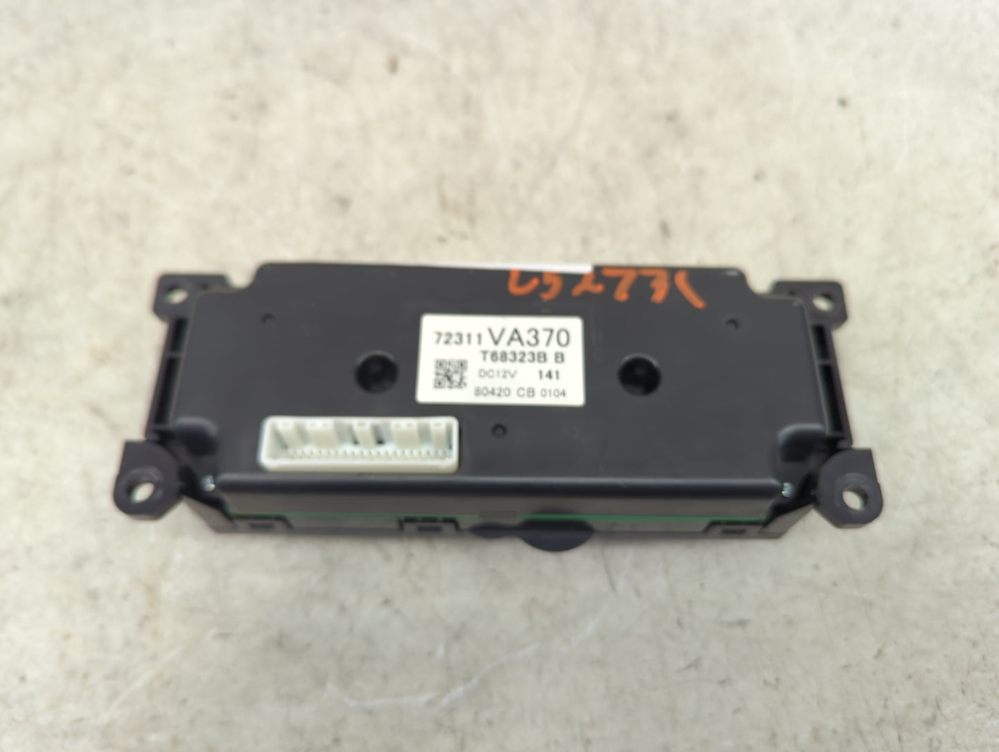 2018-2021 Subaru Wrx Climate Control Module Temperature AC/Heater Replacement P/N:72311VA370 T68323B Fits Fits 2018 2019 202