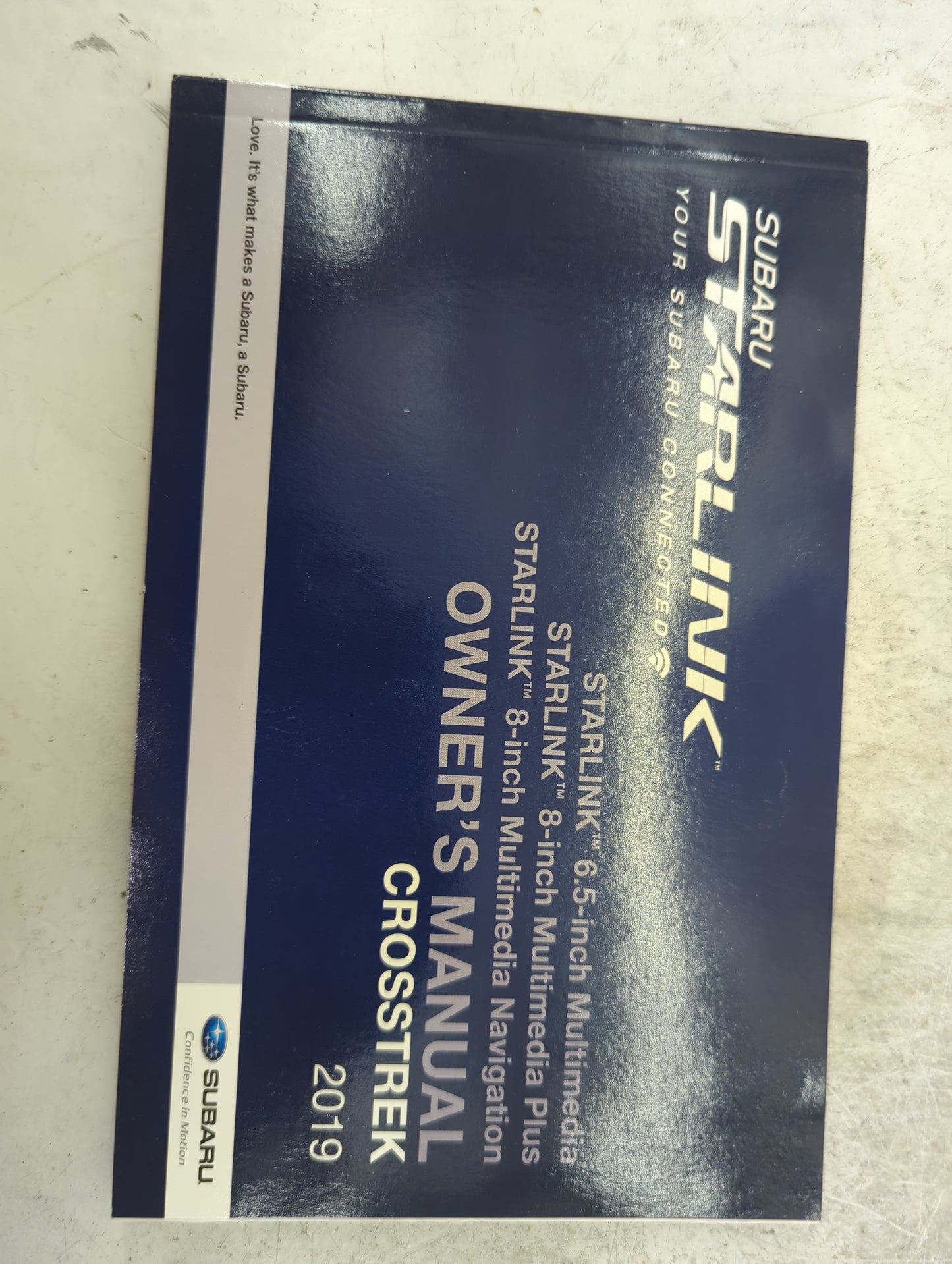 2019 Subaru Xv Owners Manual Book Guide P/N:MSA5B1907A OEM Used Auto Parts - Oemusedautoparts1.com