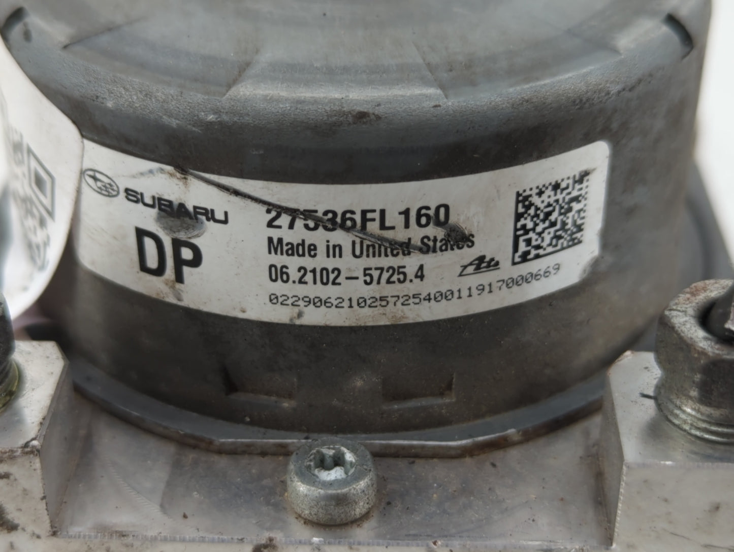 2019 Subaru Xv ABS Pump Control Module Replacement P/N:27536FL160 Fits OEM Used Auto Parts - Oemusedautoparts1.com