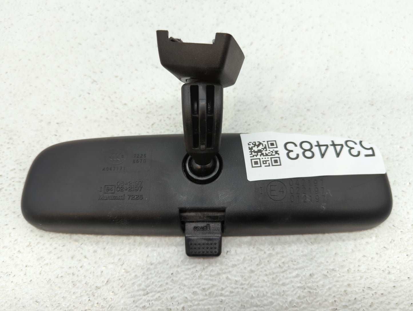 2019 Subaru Xv Interior Rear View Mirror Replacement OEM P/N:E4042197 E11048368, E11038310 Fits OEM Used Auto Parts - Oemuse