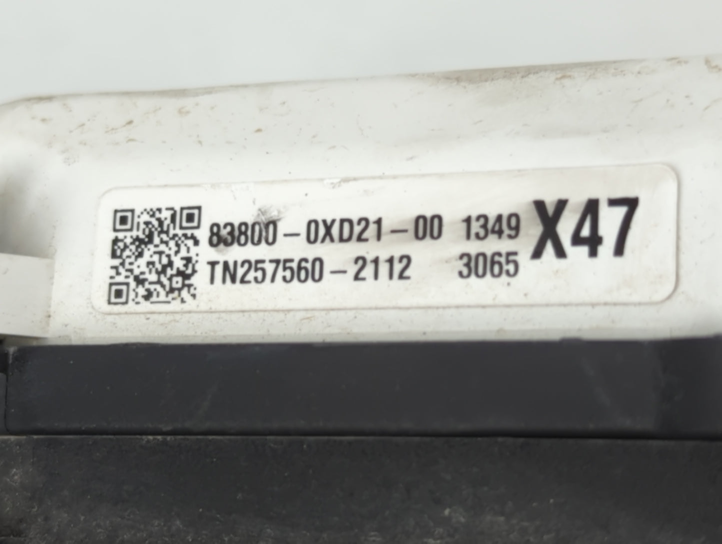 2019 Toyota Camry Instrument Cluster Speedometer Gauges P/N:83800-0XD21 Fits OEM Used Auto Parts - Oemusedautoparts1.com