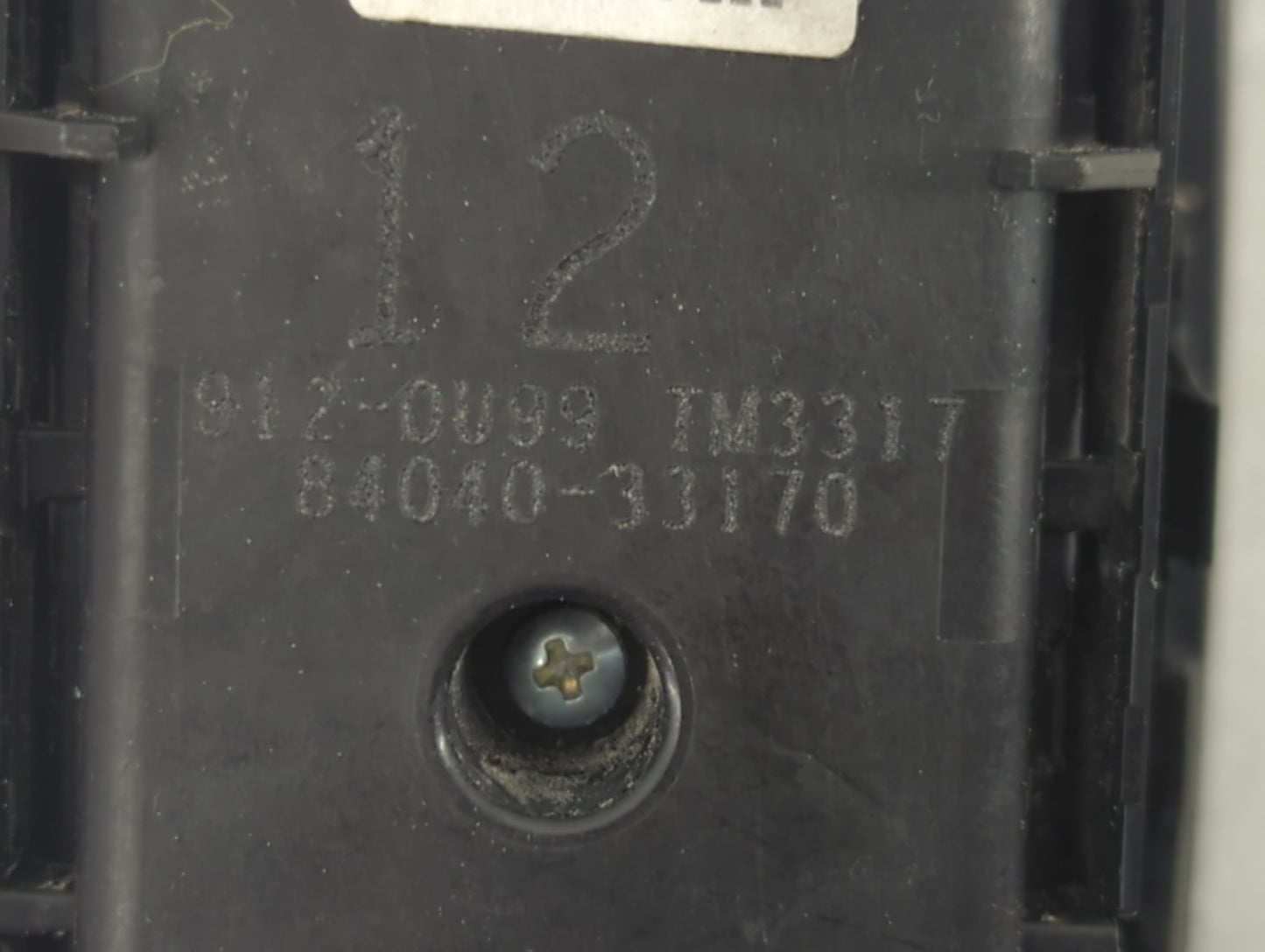 2018-2022 Toyota Camry Master Power Window Switch Replacement Driver Side Left P/N:84040-33170 Fits Fits 2018 2019 2020 2021