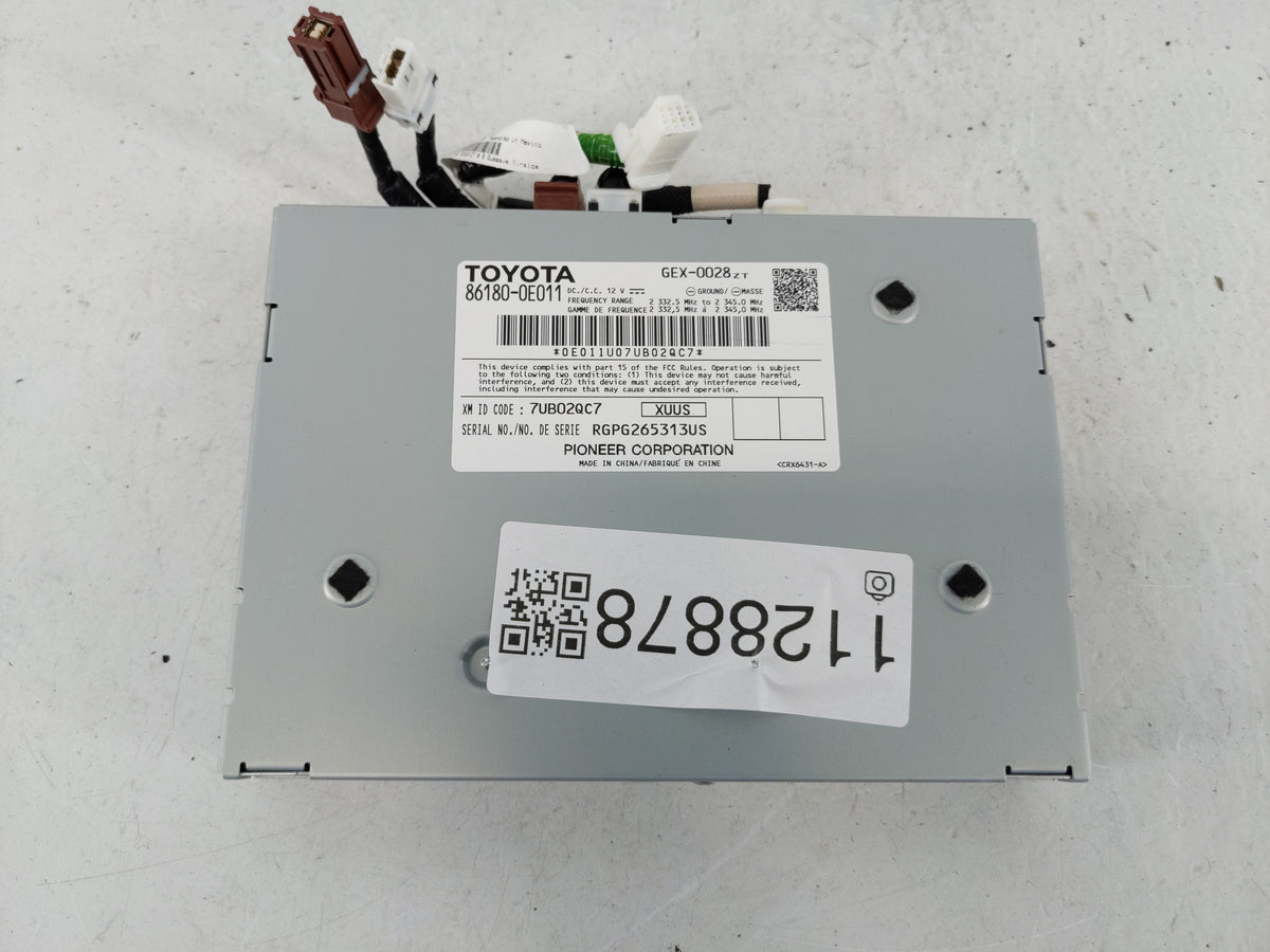 2019-2020 Toyota Corolla Radio AM FM Cd Player Receiver Replacement P/N:86180-0E011 Fits Fits 2019 2020 OEM Used Auto Parts