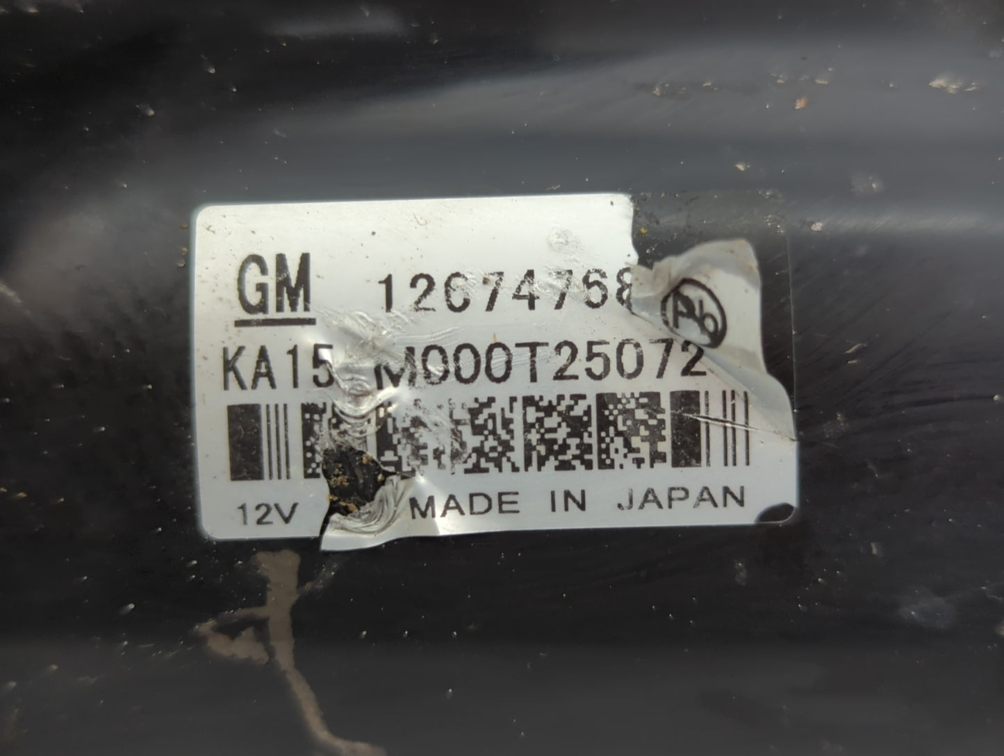 2019 Toyota Corolla Car Starter Motor Solenoid OEM P/N:12674768 Fits OEM Used Auto Parts - Oemusedautoparts1.com