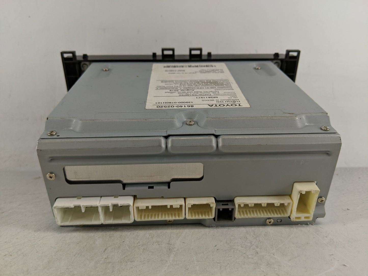 2017-2019 Toyota Corolla Radio AM FM Cd Player Receiver Replacement P/N:86140-02520 Fits Fits 2017 2018 2019 OEM Used Auto P