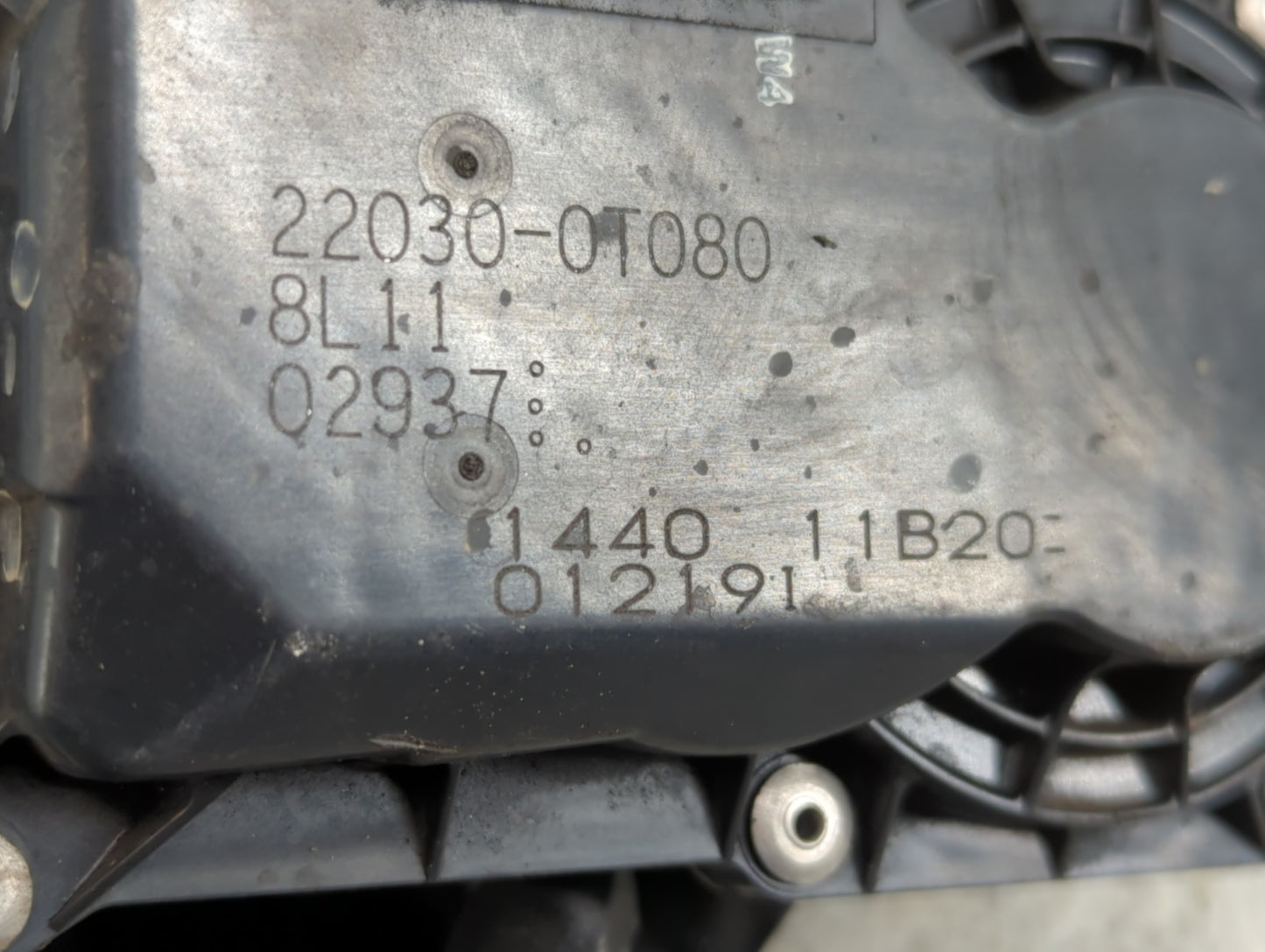 2011-2019 Toyota Corolla Throttle Body P/N:22030-0T080 Fits Fits 2011 2012 2013 2014 2015 2016 2017 2018 2019 OEM Used Auto