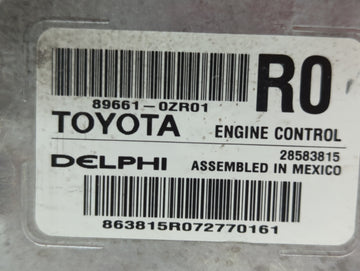 2017-2019 Toyota Corolla PCM Engine Control Computer ECU ECM PCU OEM P/N:89661-0ZR01 89661-0ZQ80 Fits Fits 2017 2018 2019 OEM Used Auto Parts