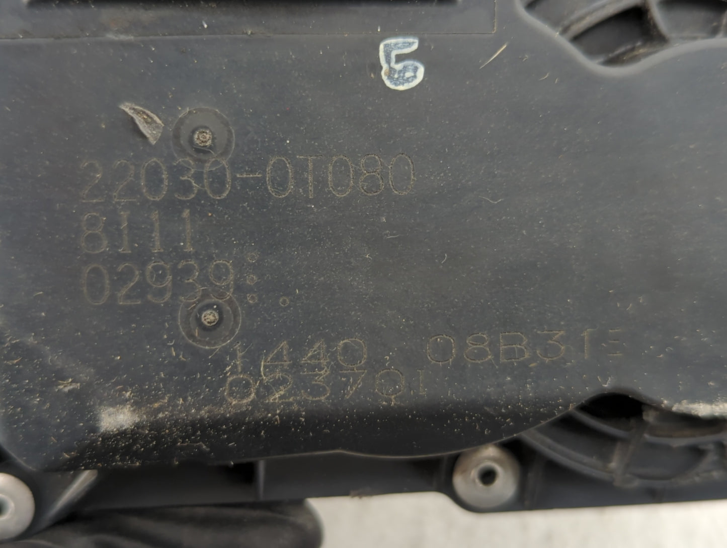 2011-2019 Toyota Corolla Throttle Body P/N:22030-0T080 Fits Fits 2011 2012 2013 2014 2015 2016 2017 2018 2019 OEM Used Auto