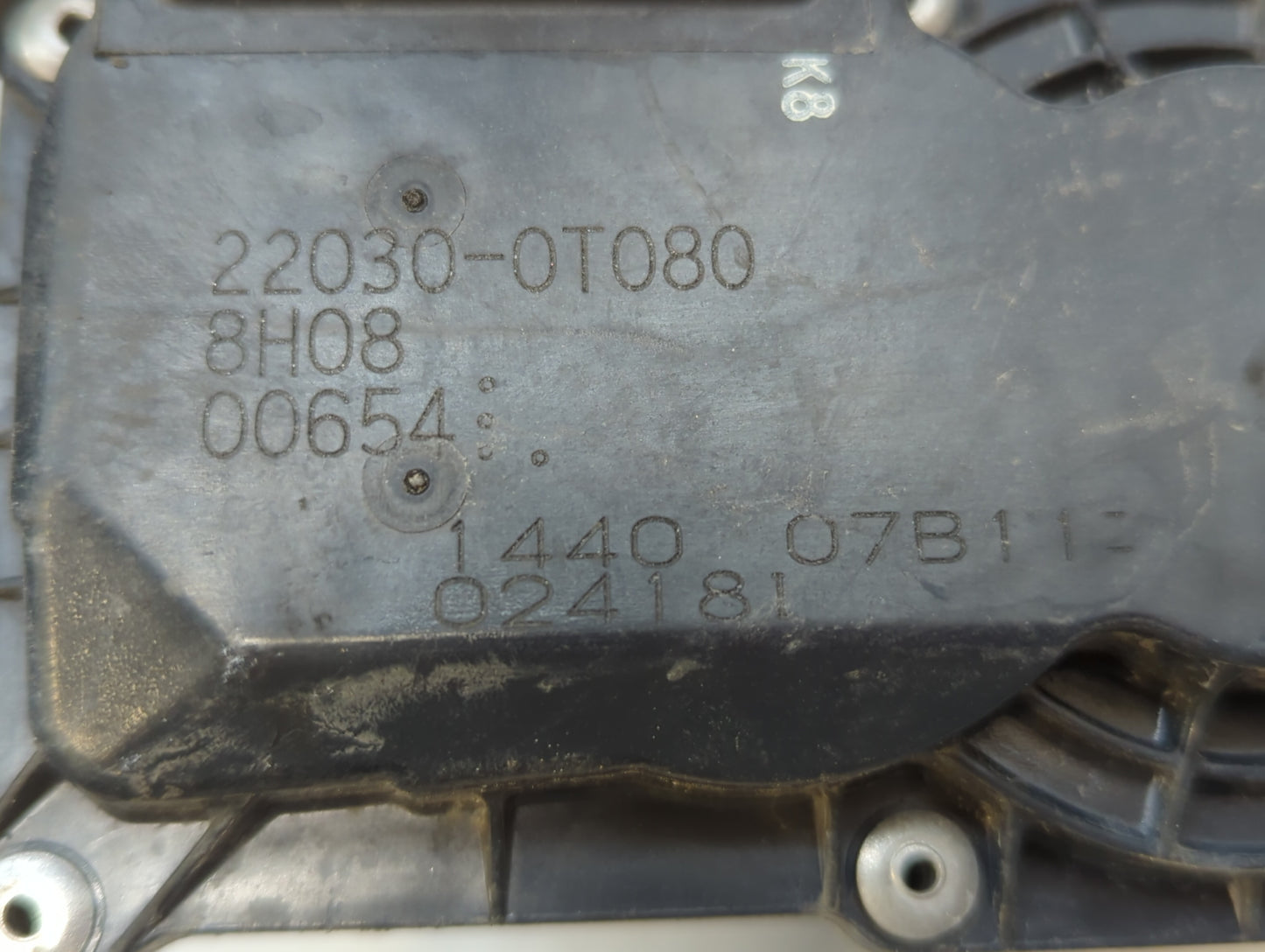 2011-2019 Toyota Corolla Throttle Body P/N:22030-0T080 Fits Fits 2011 2012 2013 2014 2015 2016 2017 2018 2019 OEM Used Auto