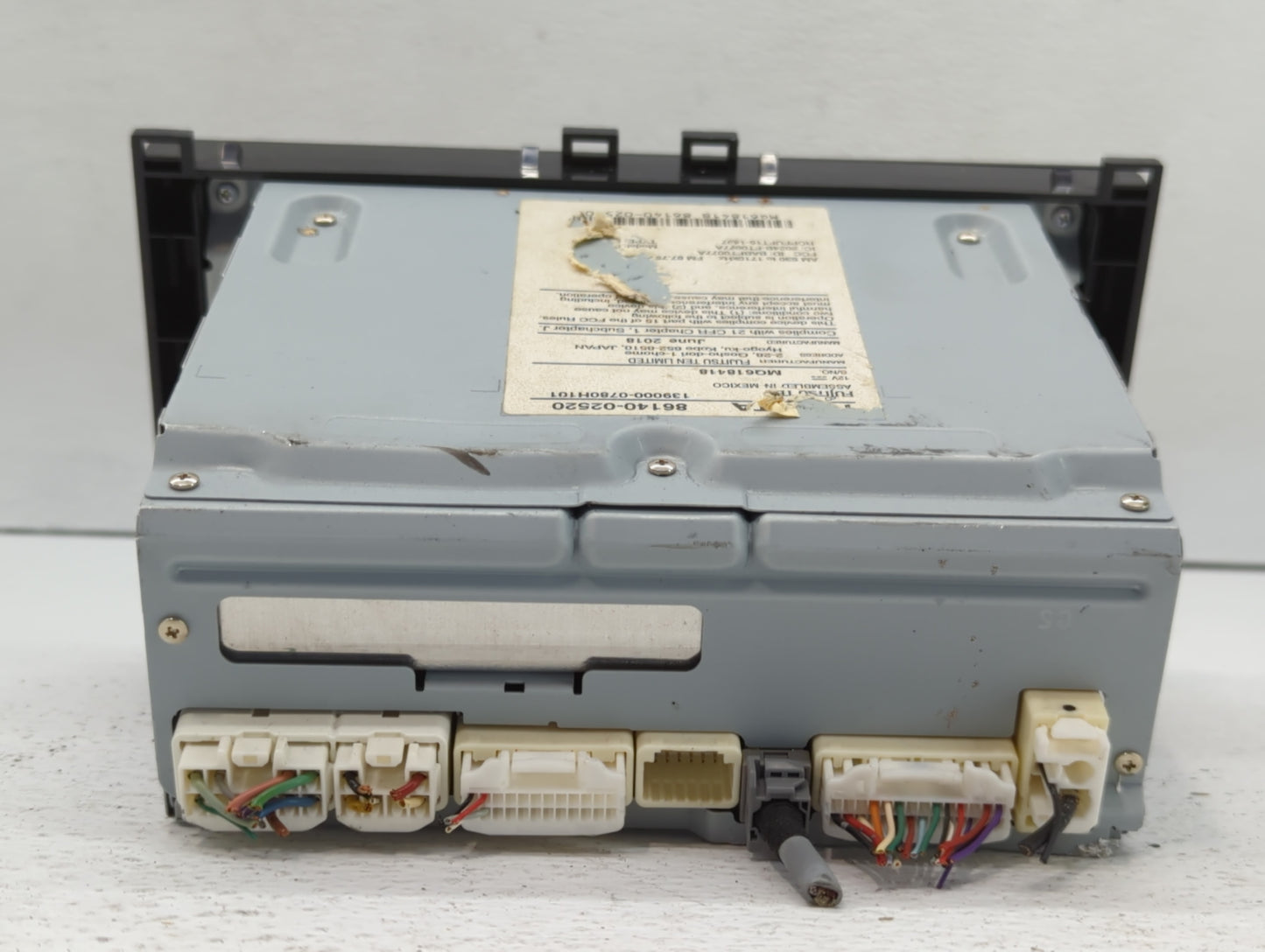 2017-2019 Toyota Corolla Radio AM FM Cd Player Receiver Replacement P/N:86140-02521 86140-02520 Fits Fits 2017 2018 2019 OEM
