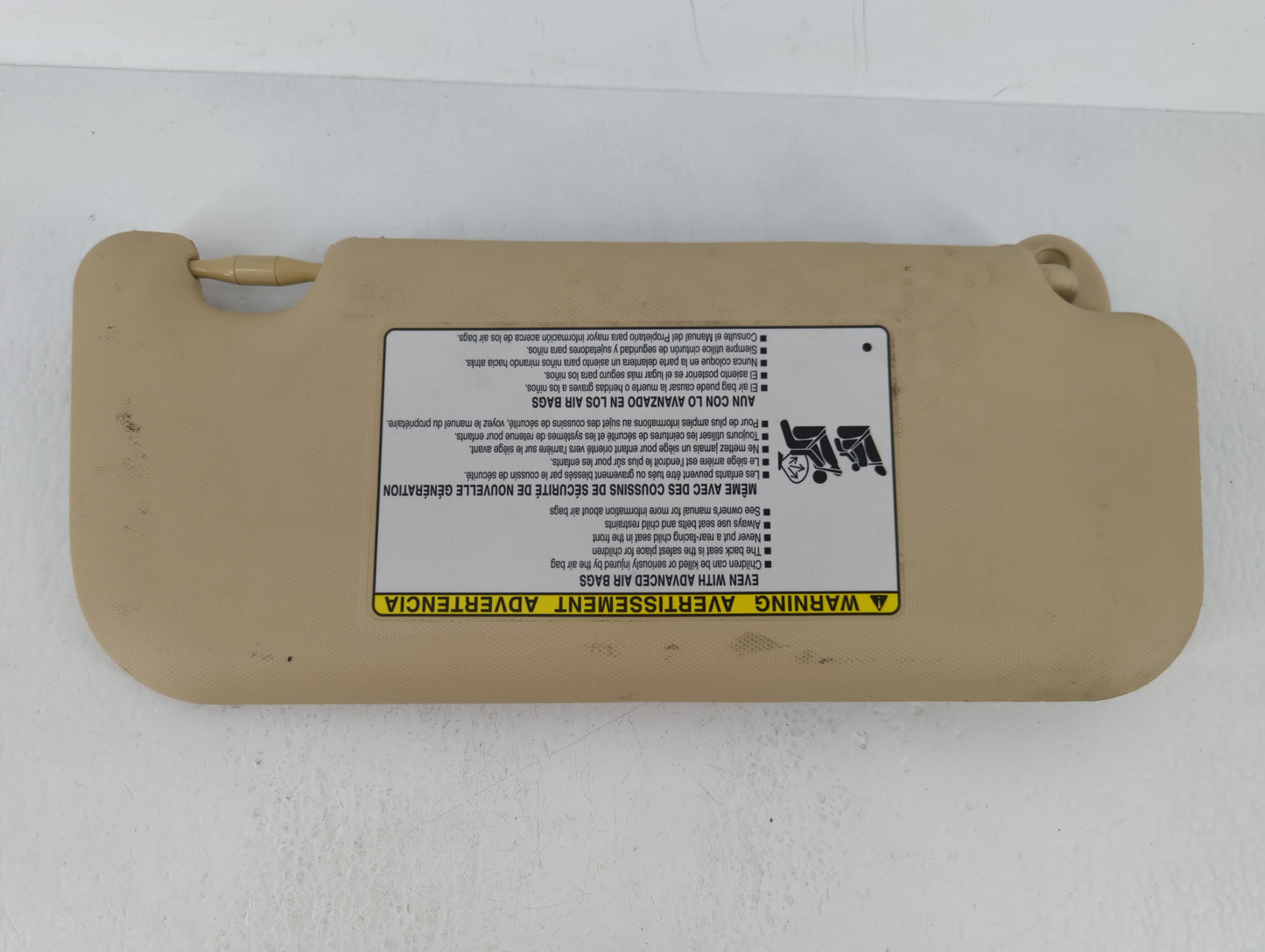 2017-2019 Toyota Corolla Sun Visor Shade Replacement Passenger Right Mirror Fits Fits 2017 2018 2019 OEM Used Auto Parts - O