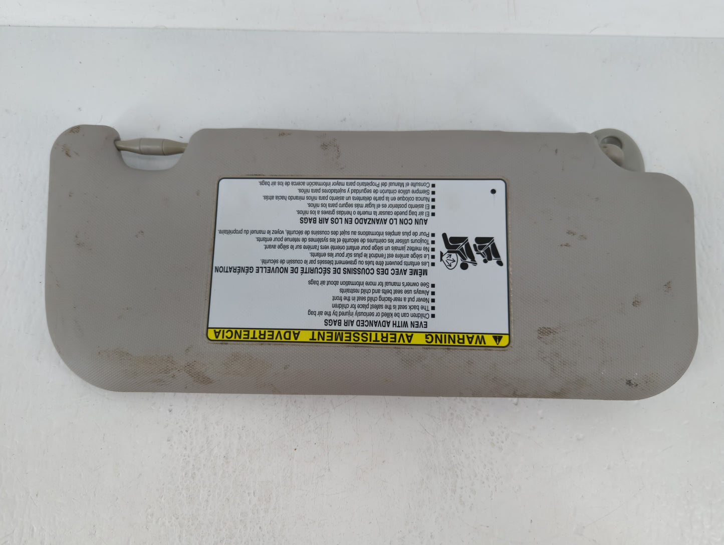 2017-2019 Toyota Corolla Sun Visor Shade Replacement Passenger Right Mirror Fits Fits 2017 2018 2019 OEM Used Auto Parts - O