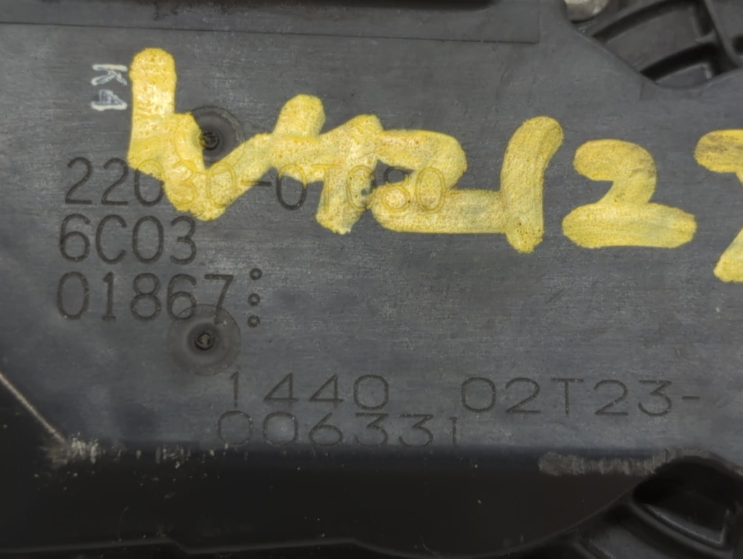 2011-2019 Toyota Corolla Throttle Body P/N:22030-0T080 Fits Fits 2011 2012 2013 2014 2015 2016 2017 2018 2019 OEM Used Auto