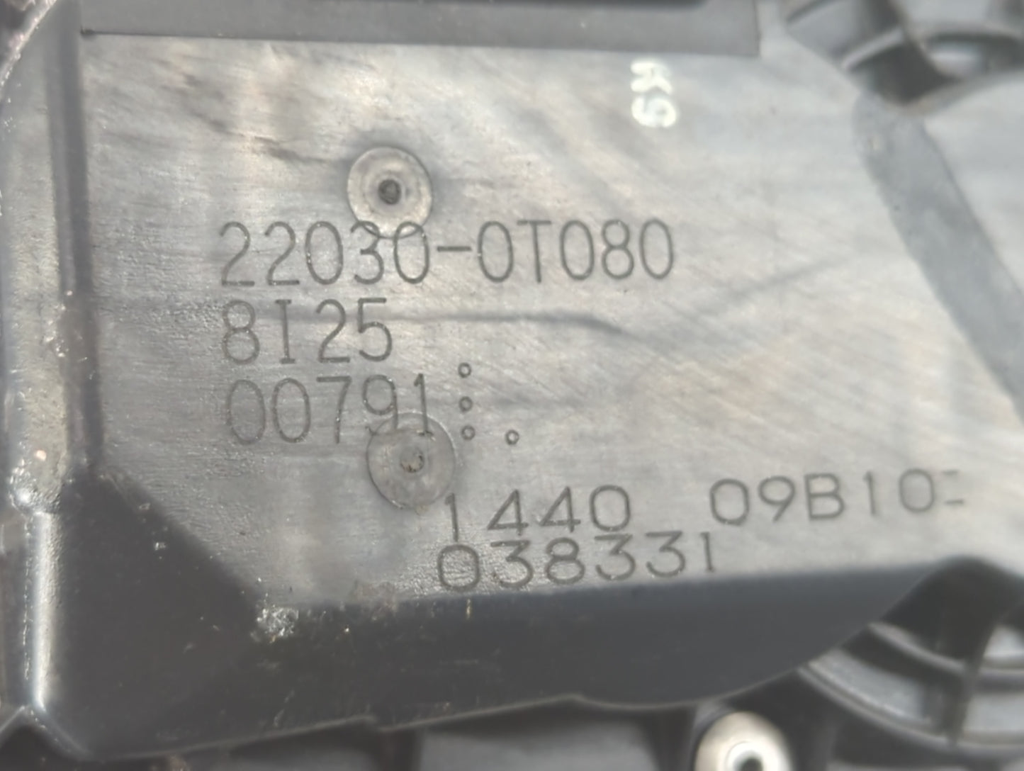 2011-2019 Toyota Corolla Throttle Body P/N:22030-0T080 Fits Fits 2011 2012 2013 2014 2015 2016 2017 2018 2019 OEM Used Auto