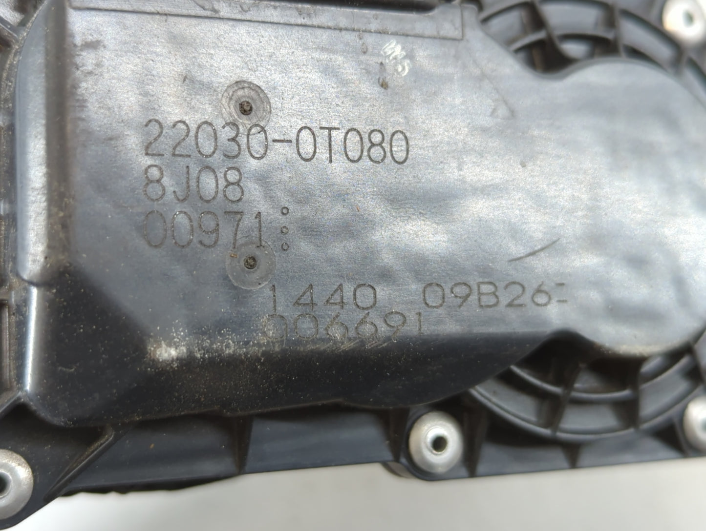 2011-2019 Toyota Corolla Throttle Body P/N:22030-0T080 Fits Fits 2011 2012 2013 2014 2015 2016 2017 2018 2019 OEM Used Auto