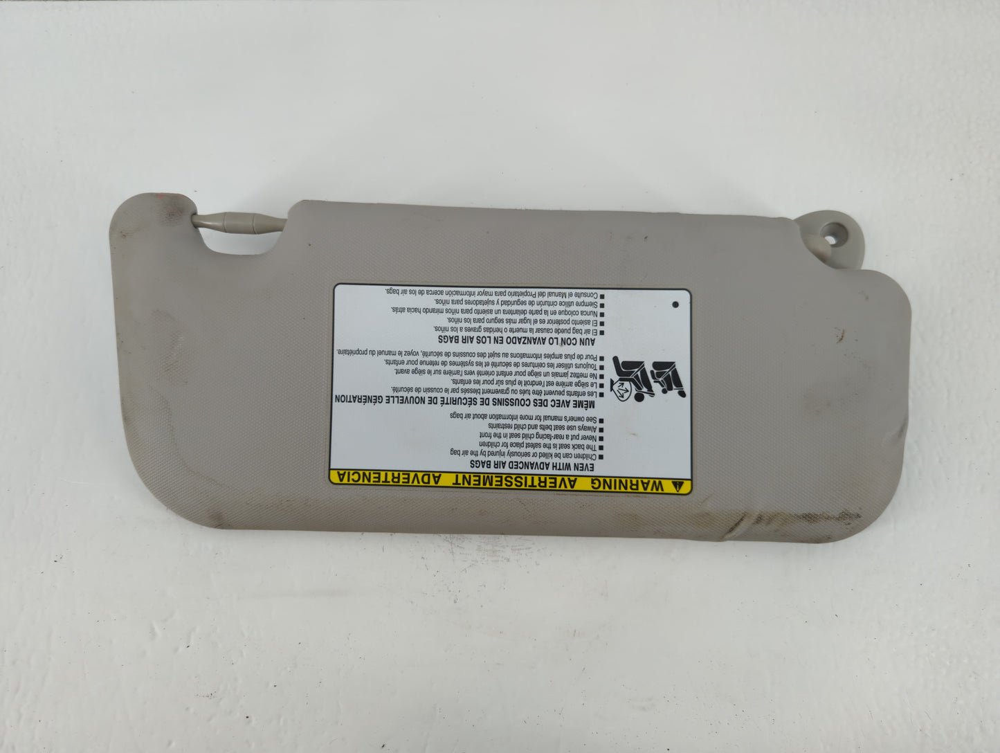 2017-2019 Toyota Corolla Sun Visor Shade Replacement Passenger Right Mirror Fits Fits 2017 2018 2019 OEM Used Auto Parts - O