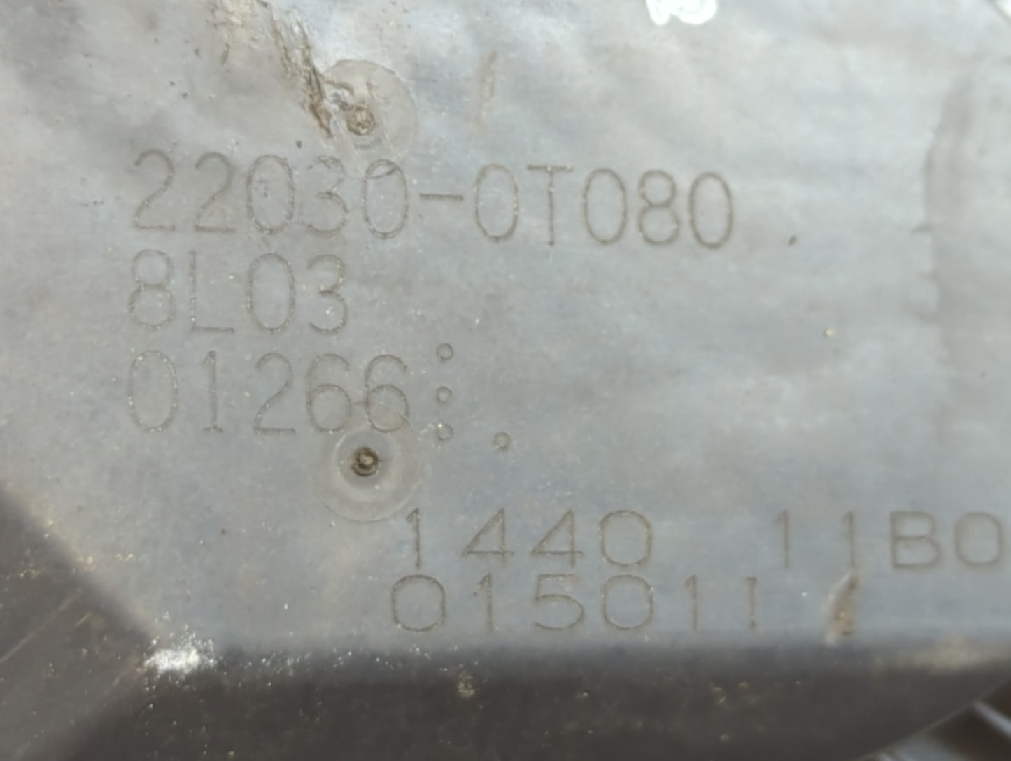 2011-2019 Toyota Corolla Throttle Body P/N:22030-0T080 Fits Fits 2011 2012 2013 2014 2015 2016 2017 2018 2019 OEM Used Auto