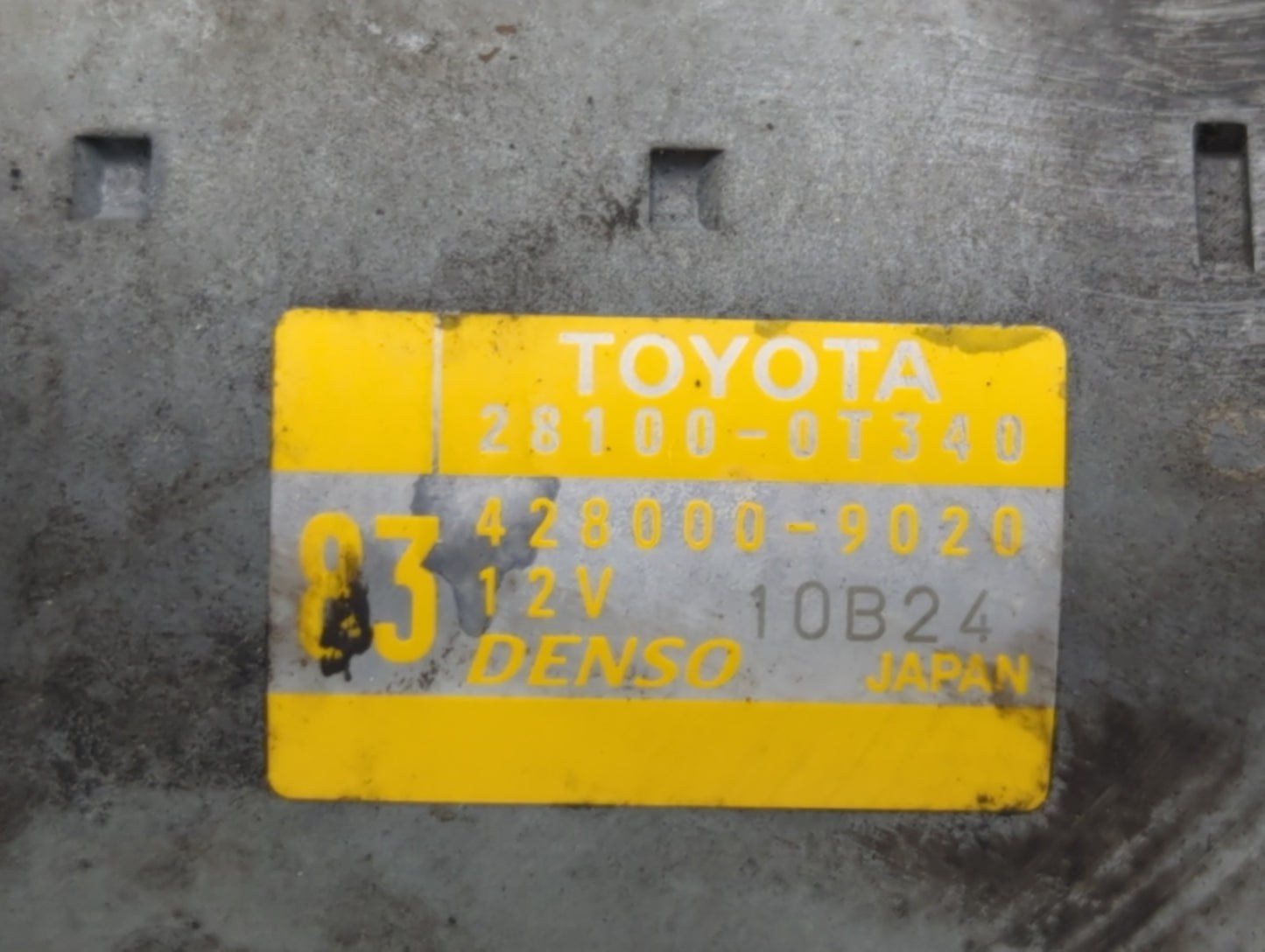 2015-2022 Toyota Corolla Car Starter Motor Solenoid OEM P/N:28100-0T340 428000-9020 Fits OEM Used Auto Parts - Oemusedautopa