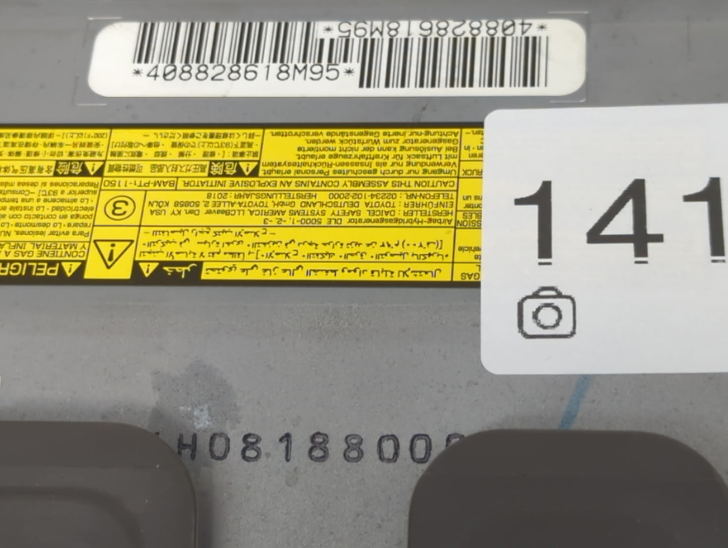 2015-2020 Toyota Sienna Air Bag Driver Left Knee OEM Fits Fits 2015 2016 2017 2018 2019 2020 OEM Used Auto Parts - Oemusedau