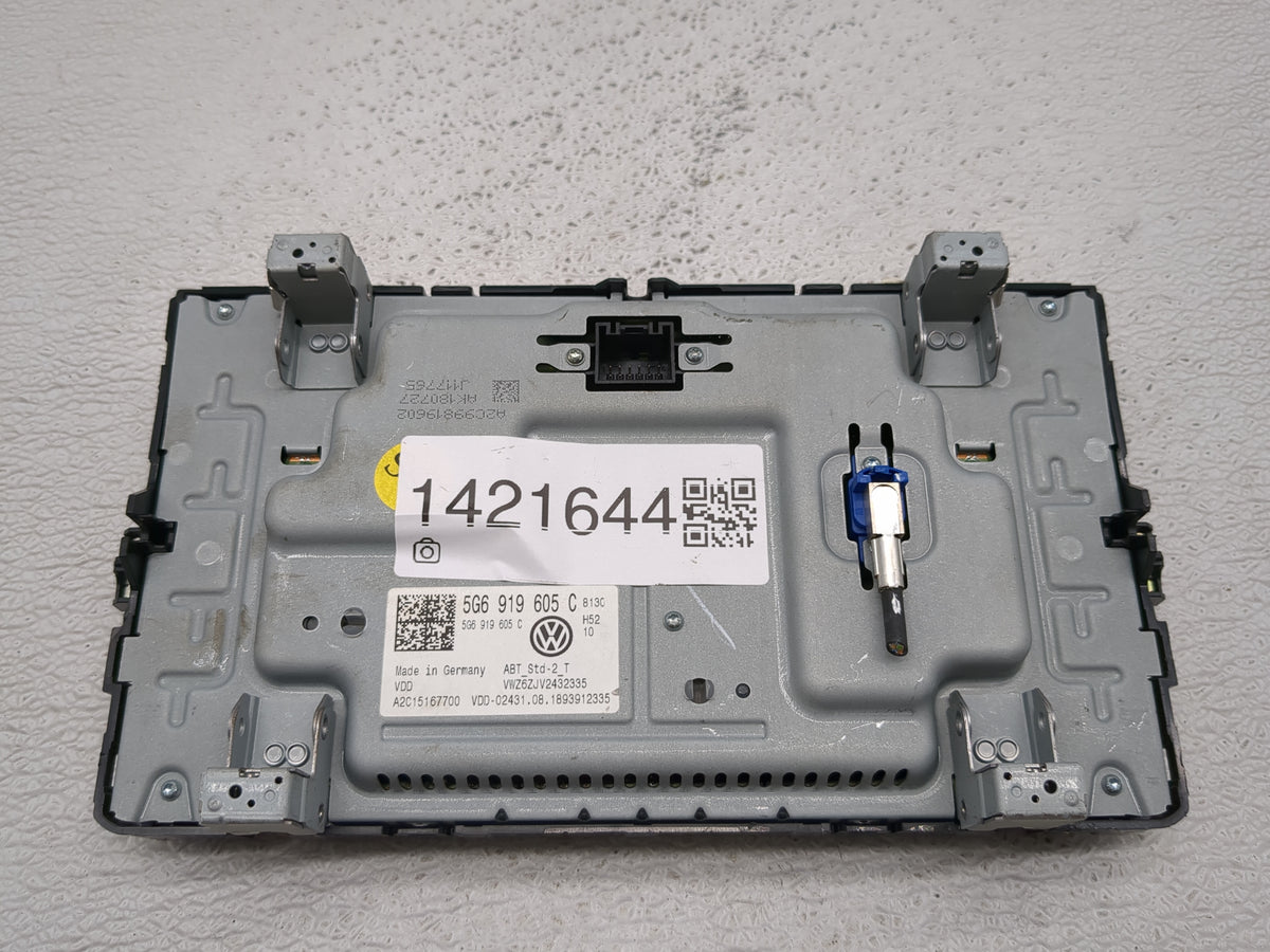 Volkswagen Atlas Information Radio Display Screen 1421644 - Oemusedautoparts1.com
