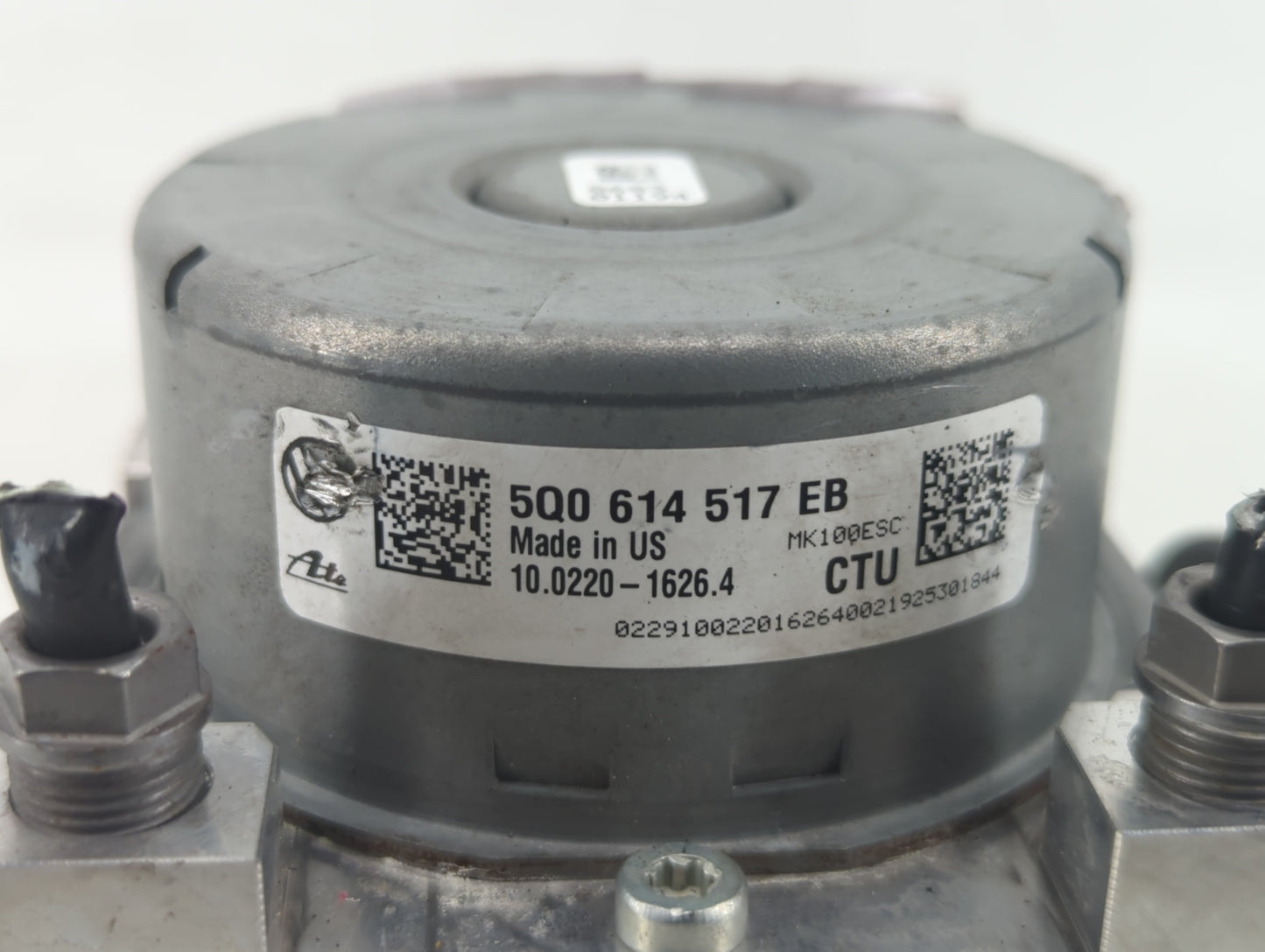 2019 Volkswagen Jetta ABS Pump Control Module Replacement P/N:5Q0 614 517 EB 5Q0 614 517 DG, 5Q0 614 517 DN, 5Q0 614 517 CT