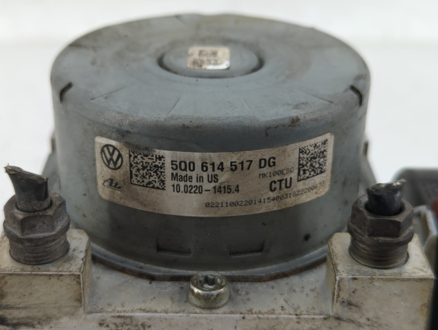 2019 Volkswagen Jetta ABS Pump Control Module Replacement P/N:5Q0 614 517 DG 5Q0 614 517 EB, 5Q0 614 517 DN, 5Q0 614 517 CT
