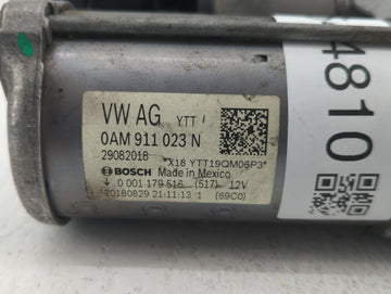 2019-2021 Volkswagen Jetta Car Starter Motor Solenoid OEM P/N:0AM 911 023 N 02E 911 022 H, 0AM 911 022 C Fits Fits 2019 2020 2021 OEM Used Auto Parts