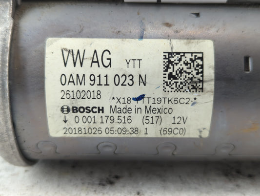2019-2021 Volkswagen Jetta Car Starter Motor Solenoid OEM P/N:27082018 0AM 911 023 N Fits Fits 2019 2020 2021 OEM Used Auto Parts