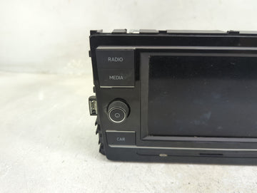 2018-2020 Volkswagen Tiguan Radio AM FM Cd Player Receiver Replacement P/N:5G6035868 5G6 035 868, L62VW2 Fits Fits 2018 2019 2020 OEM Used Auto Parts