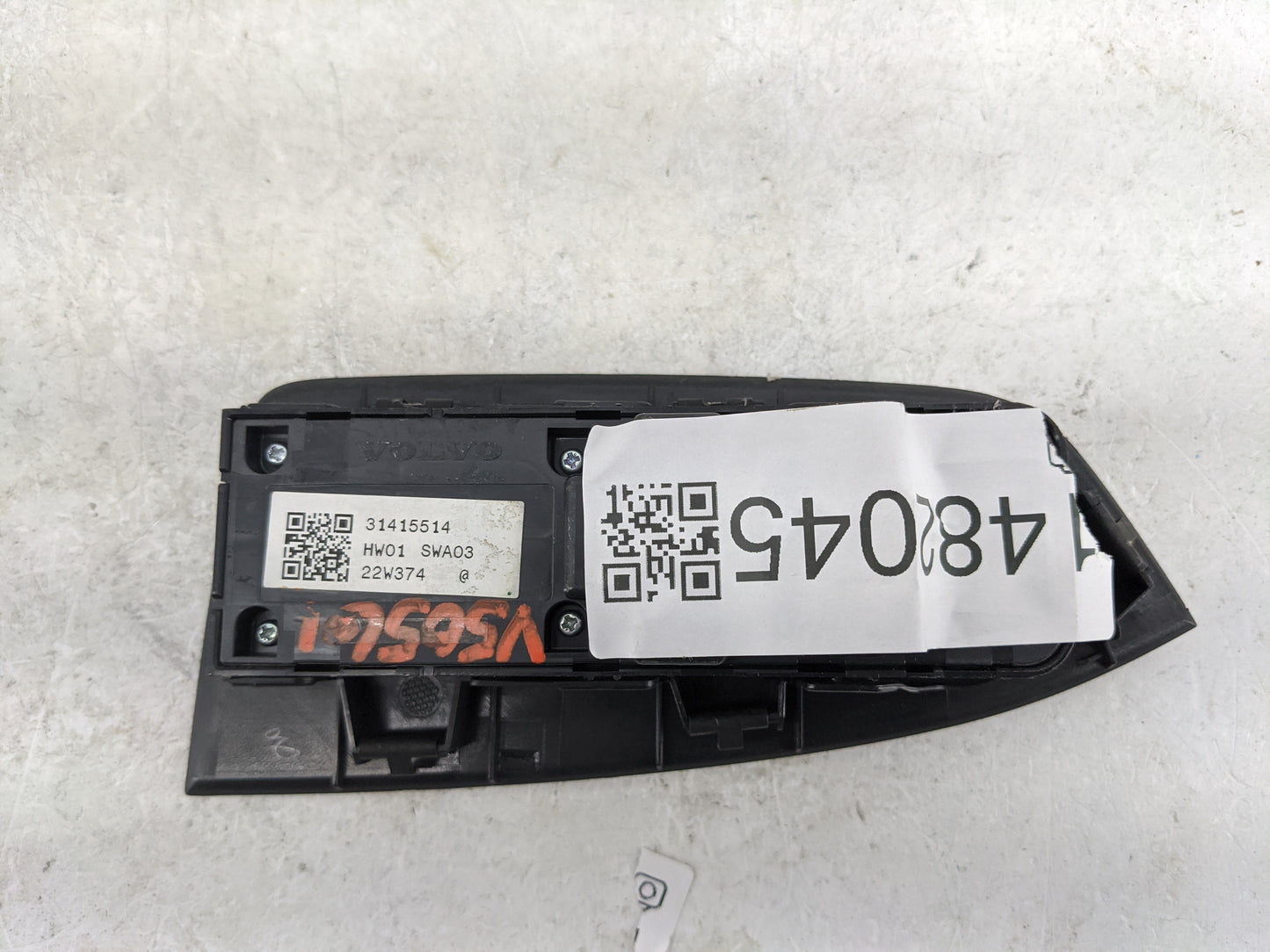 2018-2020 Volvo S90 Master Power Window Switch Replacement Driver Side Left P/N:31415514 Fits Fits 2018 2019 2020 OEM Used A