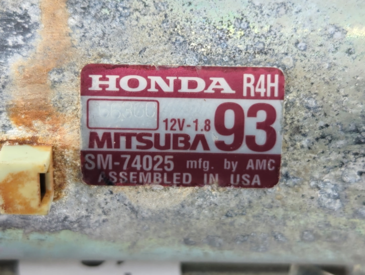 2016-2022 Acura Ilx Car Starter Motor Solenoid OEM P/N:SM-74025 Fits Fits 2016 2017 2018 2019 2020 2021 2022 OEM Used Auto P