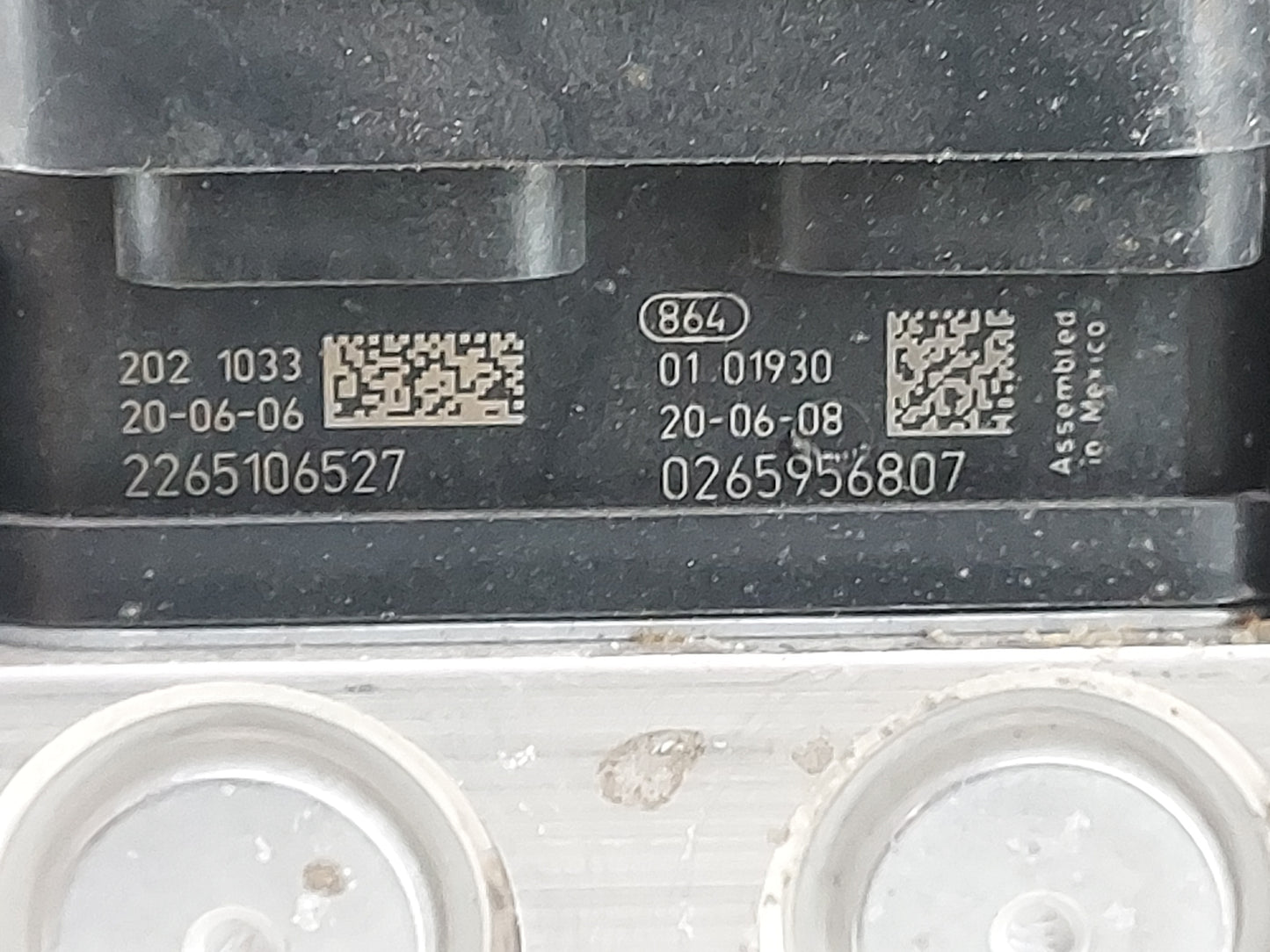 2019-2020 Acura Tlx ABS Pump Control Module Replacement P/N:0265956807 2265106527, 0265292032 Fits Fits 2019 2020 OEM Used A
