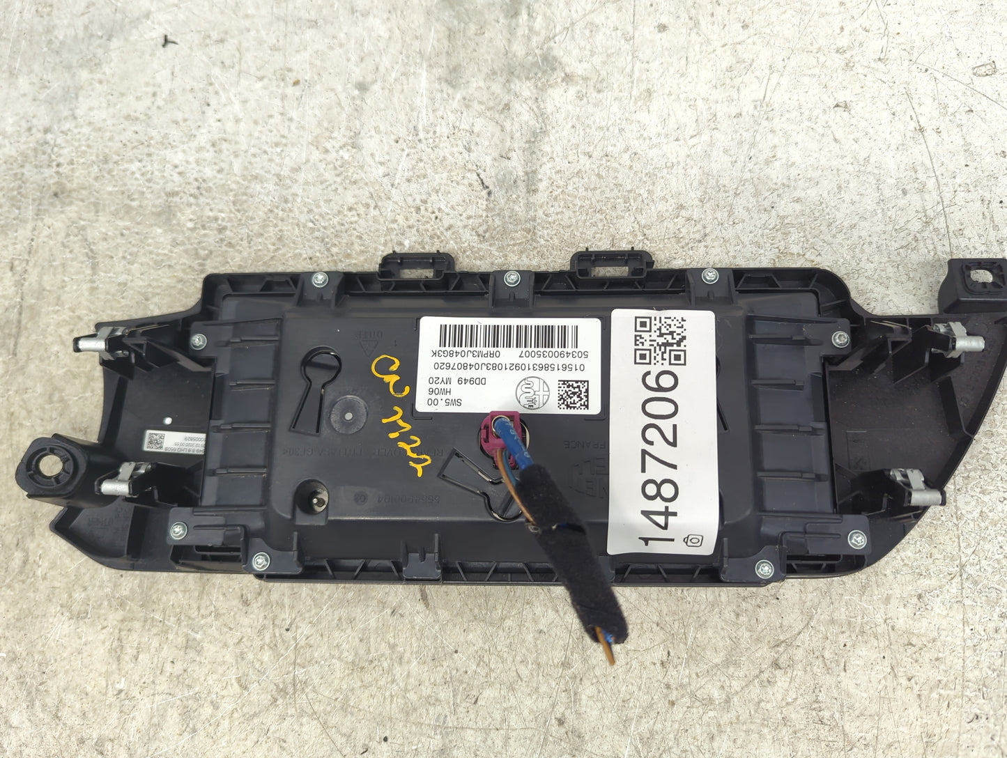2020 Alfa Romeo Stelvio Information Display Screen - Oemusedautoparts1.com
