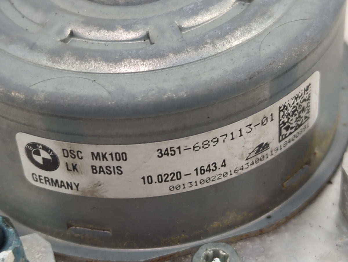 2017-2021 Bmw 230i Anti-Lock Brake ABS Pump Module Actuator OEM P/N:3451-6897113-01 10.0220-1643.4 Fits OEM Used Auto Parts