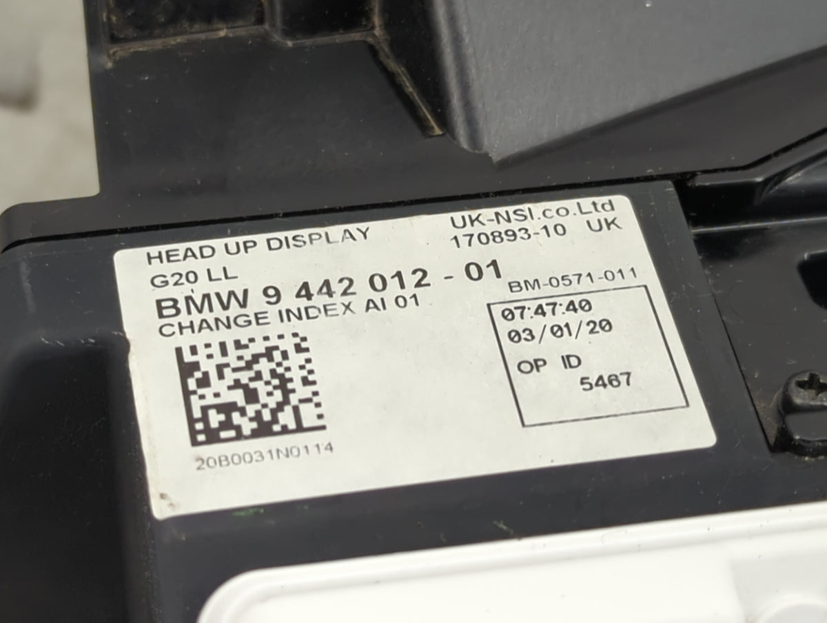 2020 Bmw 330i Information Radio Display Screen - Oemusedautoparts1.com