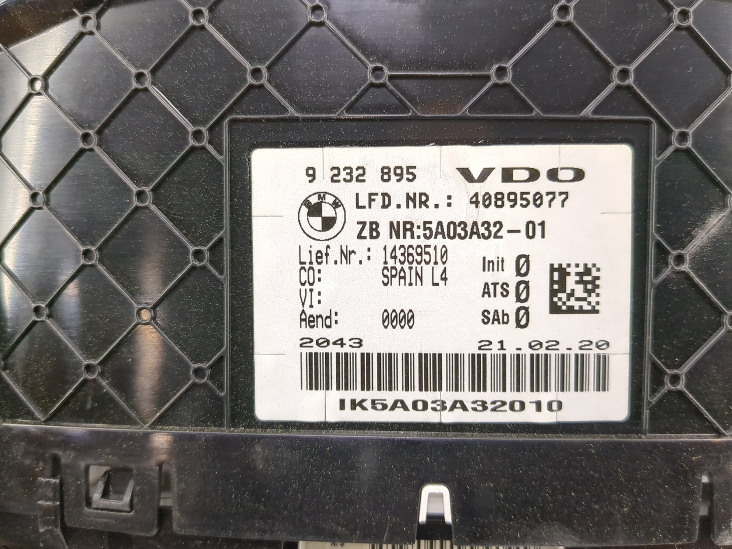 2017-2020 Bmw 430i Instrument Cluster Speedometer Gauges P/N:9232895 5A03A32-01 Miles:5K Fits OEM Used Auto Parts - Oemuseda