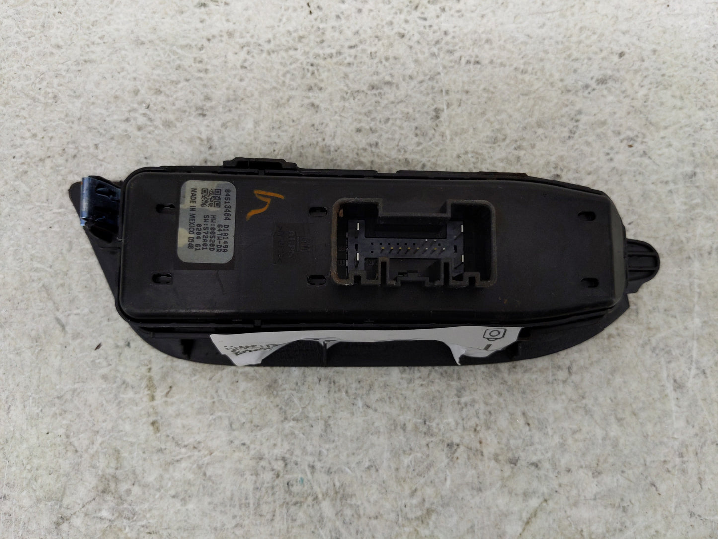 2018-2020 Buick Enclave Master Power Window Switch Replacement Driver Side Left P/N:84513464 Fits OEM Used Auto Parts - Oemu