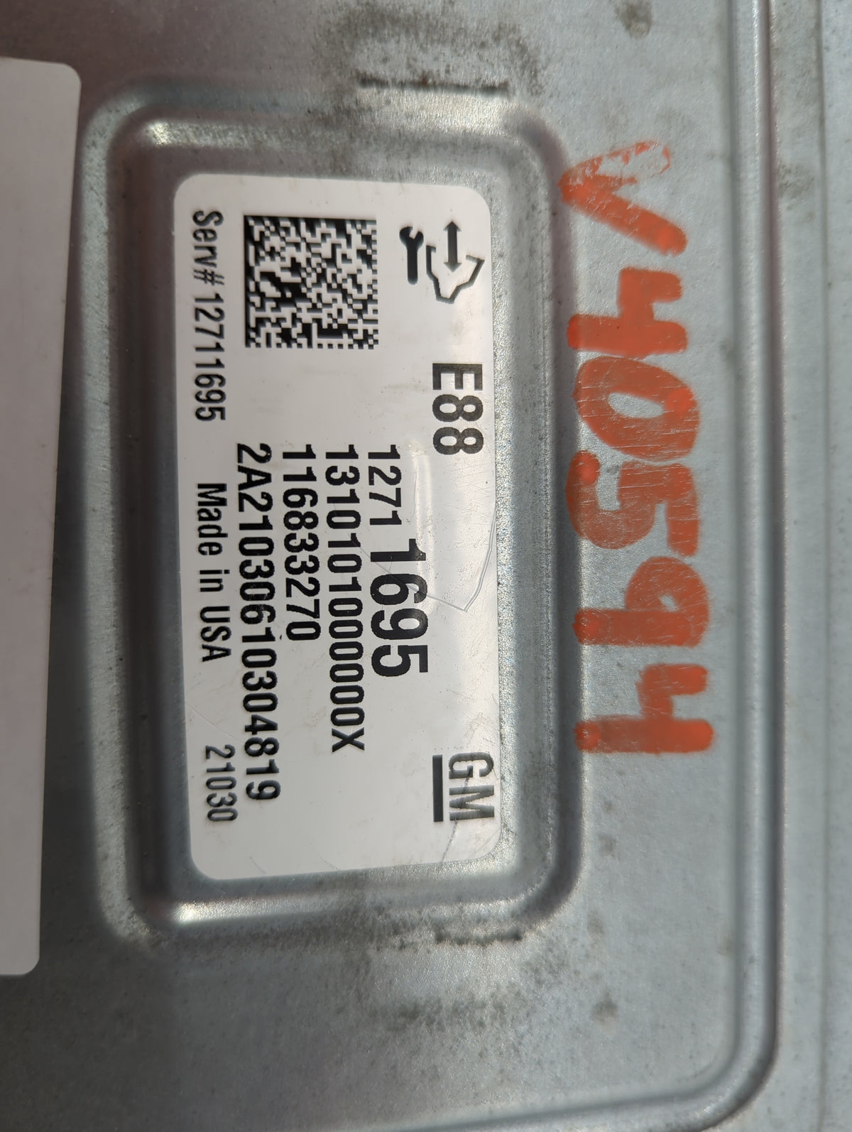 2019 Buick Encore PCM Engine Control Computer ECU ECM PCU OEM P/N:12711695 12683270, 12711695 Fits Fits 2017 2018 2020 2021
