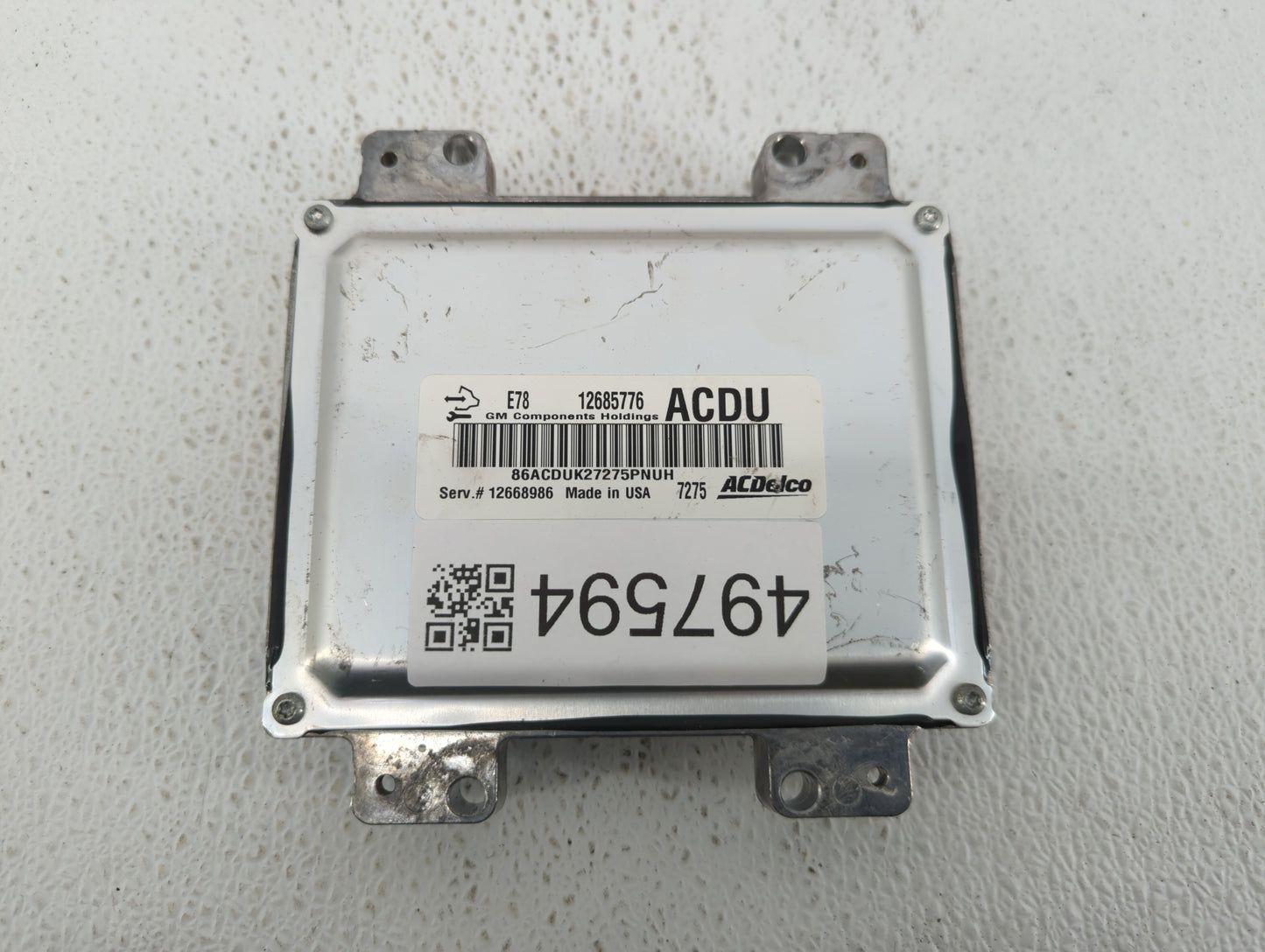 2017-2021 Buick Encore PCM Engine Control Computer ECU ECM PCU OEM P/N:12668986 12685776 Fits Fits 2017 2018 2019 2020 2021