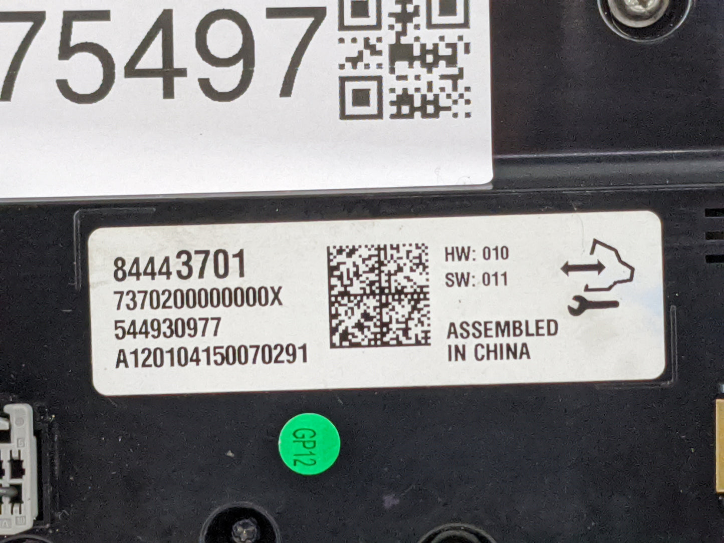 2016-2020 Buick Envision Climate Control Module Temperature AC/Heater Replacement P/N:84443701 7370200000000X Fits OEM Used